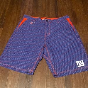 NY Giants Size 36 Board Trunk Shorts